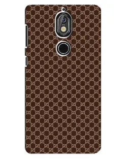 Чохол для Nokia 7 з картинкою «Gucci — шоколадна сітка» Чохол для Nokia 7 з картинкою «Gucci — шоколадна сітка»