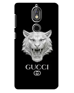 Чохол для Nokia 7 з картинкою «Gucci — срібний лев» Чохол для Nokia 7 з картинкою «Gucci — срібний лев»