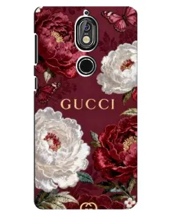 Чохол для Nokia 7 з картинкою «Gucci — бордові троянди» Чохол для Nokia 7 з картинкою «Gucci — бордові троянди»