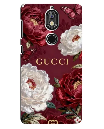 Чохол для Nokia 7 з картинкою «Gucci — бордові троянди» Чохол для Nokia 7 з картинкою «Gucci — бордові троянди»