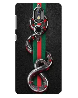 Чохол для Nokia 7 з картинкою «Gucci — змія на смузі» Чохол для Nokia 7 з картинкою «Gucci — змія на смузі»