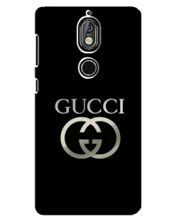 Чохол для Nokia 7 з картинкою «Gucci — золото на чорному» Чохол для Nokia 7 з картинкою «Gucci — золото на чорному»