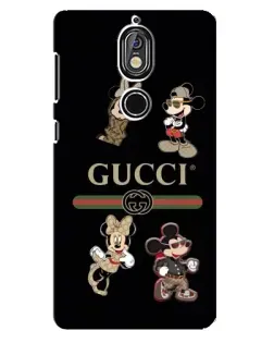 Чохол для Nokia 7 з картинкою «Gucci — герої Disney та монограма» Чохол для Nokia 7 з картинкою «Gucci — герої Disney та монограма»