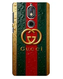 Чохол для Nokia 7 з картинкою «Gucci — фірмова смуга та золото» Чохол для Nokia 7 з картинкою «Gucci — фірмова смуга та золото»