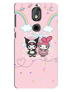 Чохол для Nokia 7 з картинкою «My Melody та Kuromi»