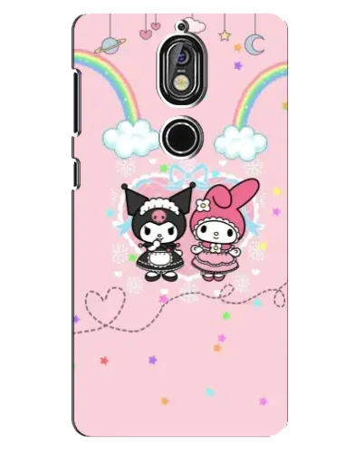 Чехол для Nokia 7 с картинкой «My Melody и Kuromi»