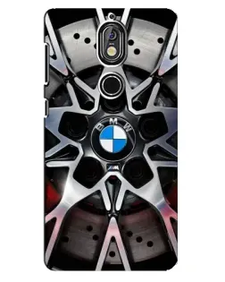 Чехол для Nokia 7 с картинкой «BMW — деталь диска»