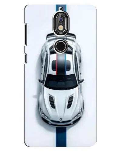 Чехол для Nokia 7 с картинкой «Вид сверху — BMW M»