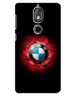 Чехол для Nokia 7 с картинкой «Логотип BMW — вспышка» Чехол для Nokia 7 с картинкой «Логотип BMW — вспышка»