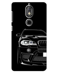 Чехол для Nokia 7 с картинкой «Темный силуэт BMW» Чехол для Nokia 7 с картинкой «Темный силуэт BMW»