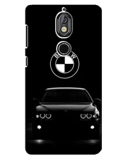 Чехол для Nokia 7 с картинкой «BMW — взгляд из темноты» Чехол для Nokia 7 с картинкой «BMW — взгляд из темноты»
