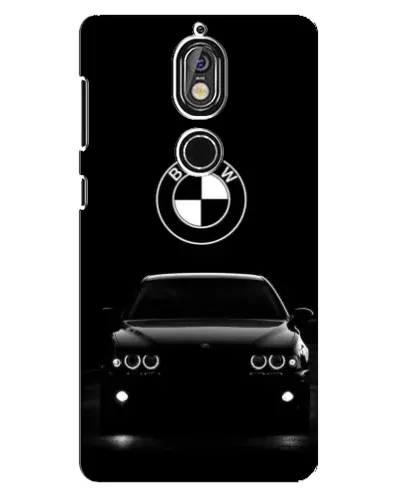 Чехол для Nokia 7 с картинкой «BMW — взгляд из темноты»