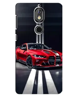 Чехол для Nokia 7 с картинкой «Красная BMW на дороге» Чехол для Nokia 7 с картинкой «Красная BMW на дороге»