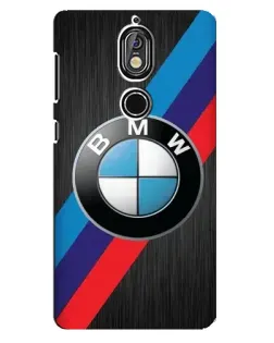 Чехол для Nokia 7 с картинкой «BMW M-stripes стиль» Чехол для Nokia 7 с картинкой «BMW M-stripes стиль»