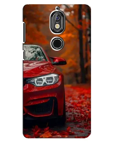 Чехол для Nokia 7 с картинкой «Осенняя BMW M4»