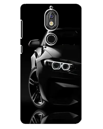 Чохол для Nokia 7 з картинкою «Чорна BMW — профіль» Чохол для Nokia 7 з картинкою «Чорна BMW — профіль»