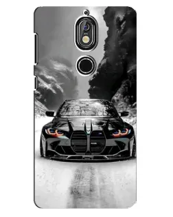 Чехол для Nokia 7 с картинкой «BMW — акварельный дрифт» Чехол для Nokia 7 с картинкой «BMW — акварельный дрифт»