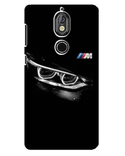 Чехол для Nokia 7 с картинкой «BMW — взгляд тигра» Чехол для Nokia 7 с картинкой «BMW — взгляд тигра»