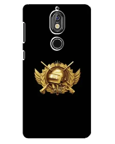 Чехол для Nokia 7 с картинкой «PUBG — оранжевый градиент» Чехол для Nokia 7 с картинкой «PUBG — оранжевый градиент»