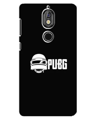 Чехол для Nokia 7 с картинкой «PUBG — классический лого» Чехол для Nokia 7 с картинкой «PUBG — классический лого»