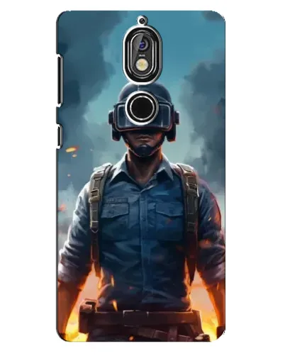 Чехол для Nokia 7 с картинкой «PUBG — реалистичный герой» Чехол для Nokia 7 с картинкой «PUBG — реалистичный герой»