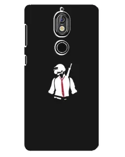 Чохол для Nokia 7 з картинкою «PUBG — силует воїна» Чохол для Nokia 7 з картинкою «PUBG — силует воїна»