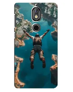 Чохол для Nokia 7 з картинкою «PUBG — вільне падіння» Чохол для Nokia 7 з картинкою «PUBG — вільне падіння»