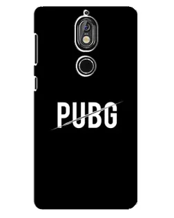 Чохол для Nokia 7 з картинкою «PUBG — білий логотип» Чохол для Nokia 7 з картинкою «PUBG — білий логотип»