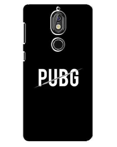 Чехол для Nokia 7 с картинкой «PUBG — белый логотип» Чехол для Nokia 7 с картинкой «PUBG — белый логотип»