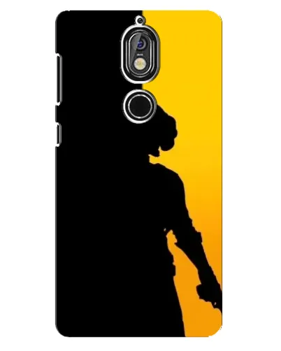 Чехол для Nokia 7 с картинкой «Тень воина PUBG» Чехол для Nokia 7 с картинкой «Тень воина PUBG»