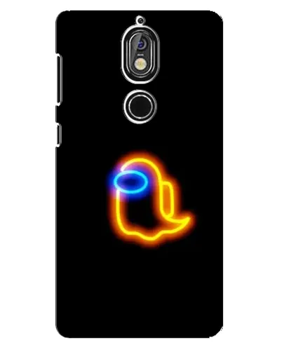 Чехол для Nokia 7 с картинкой «Among Us неоновое сияние» Чехол для Nokia 7 с картинкой «Among Us неоновое сияние»