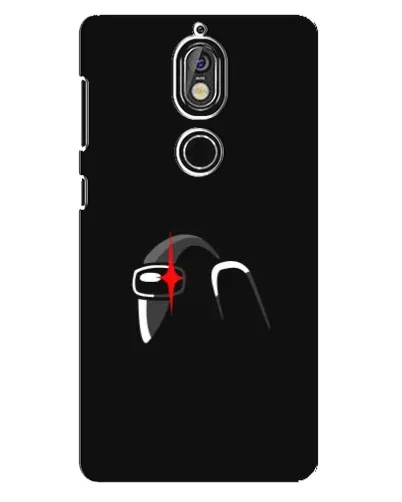 Чехол для Nokia 7 с картинкой «Among Us шлем» Чехол для Nokia 7 с картинкой «Among Us шлем»
