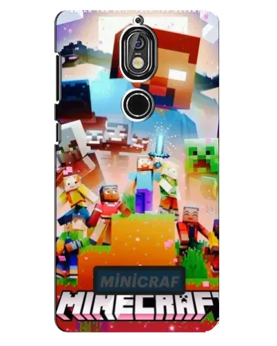 Чохол для Nokia 7 з картинкою «Minecraft герої гри» Чохол для Nokia 7 з картинкою «Minecraft герої гри»