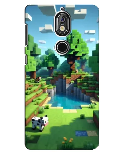 Чохол для Nokia 7 з картинкою «Minecraft літній день» Чохол для Nokia 7 з картинкою «Minecraft літній день»