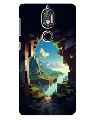 Чохол для Nokia 7 з картинкою «Вид з печери» Чохол для Nokia 7 з картинкою «Вид з печери»