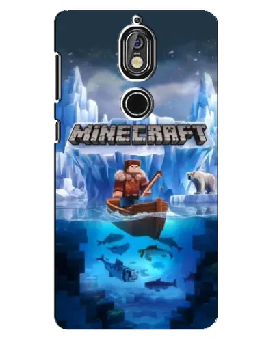 Чохол для Nokia 7 з картинкою «Minecraft льодянийсвіт» Чохол для Nokia 7 з картинкою «Minecraft льодянийсвіт»