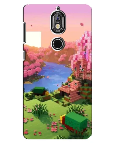 Чохол для Nokia 7 з картинкою «Рожеве дерево Minecraft» Чохол для Nokia 7 з картинкою «Рожеве дерево Minecraft»