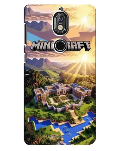 Чохол для Nokia 7 з картинкою «Minecraft панорама» Чохол для Nokia 7 з картинкою «Minecraft панорама»