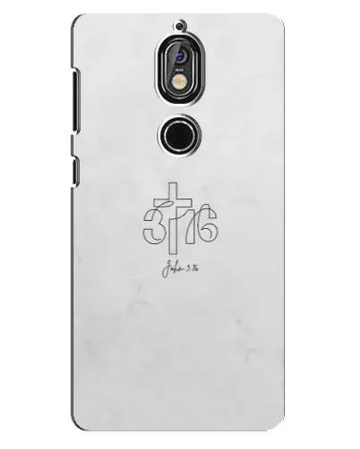 Чохол для Nokia 7 з картинкою «Івана 3:16 Хрест» Чохол для Nokia 7 з картинкою «Івана 3:16 Хрест»