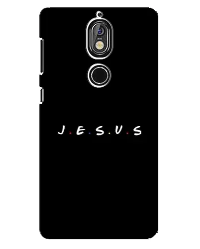 Чохол для Nokia 7 з картинкою «Крапки віри J.E.S.U.S.» Чохол для Nokia 7 з картинкою «Крапки віри J.E.S.U.S.»