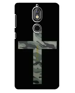 Чохол для Nokia 7 з картинкою «Мілітарі Хрест»