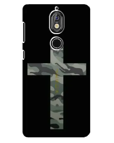 Чохол для Nokia 7 з картинкою «Мілітарі Хрест» Чохол для Nokia 7 з картинкою «Мілітарі Хрест»