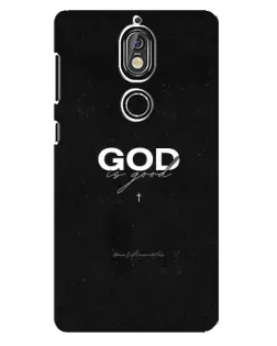 Чохол для Nokia 7 з картинкою «GOD — Бог над усім»