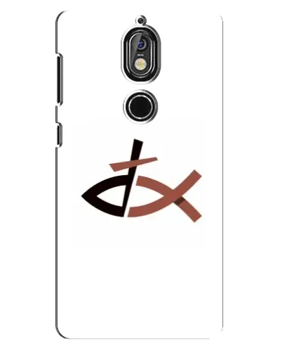 Чохол для Nokia 7 з картинкою «Риба та хрест» Чохол для Nokia 7 з картинкою «Риба та хрест»