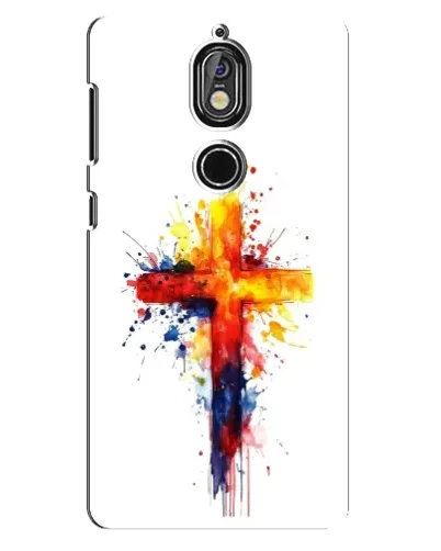 Чохол для Nokia 7 з картинкою «Акварельний хрест» Чохол для Nokia 7 з картинкою «Акварельний хрест»