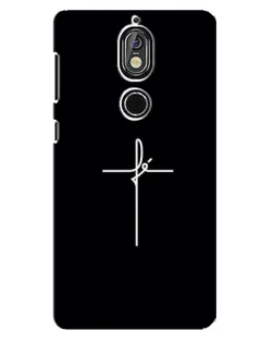 Чехол для Nokia 7 с картинкой «Тонкий крест» Чехол для Nokia 7 с картинкой «Тонкий крест»