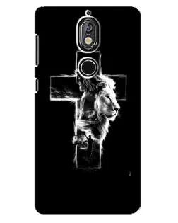 Чехол для Nokia 7 с картинкой «Сияющий крест Jesus» Чехол для Nokia 7 с картинкой «Сияющий крест Jesus»