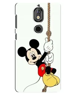 Чехол для Nokia 7 с картинкой «Mickey на канате»