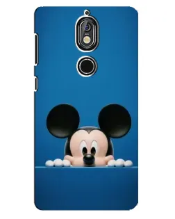 Чехол для Nokia 7 с картинкой «Микки выглядывает» Чехол для Nokia 7 с картинкой «Микки выглядывает»