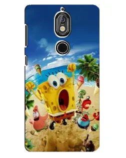 Чехол для Nokia 7 с картинкой «Развлечения на пляже»